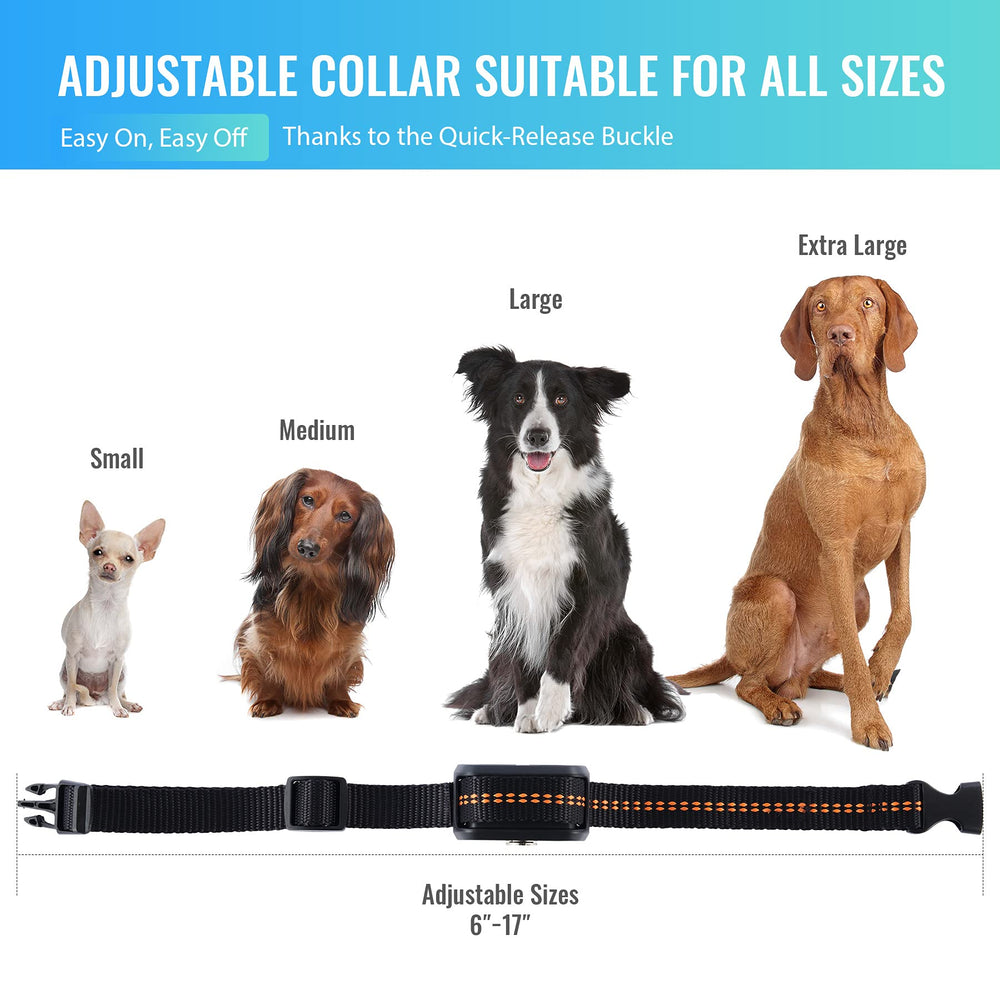 CO-Z HT-28 rechargeable collar image emphasizes long battery life