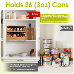 Coanto can organizer for pantry installs quickly with included screws and tools.