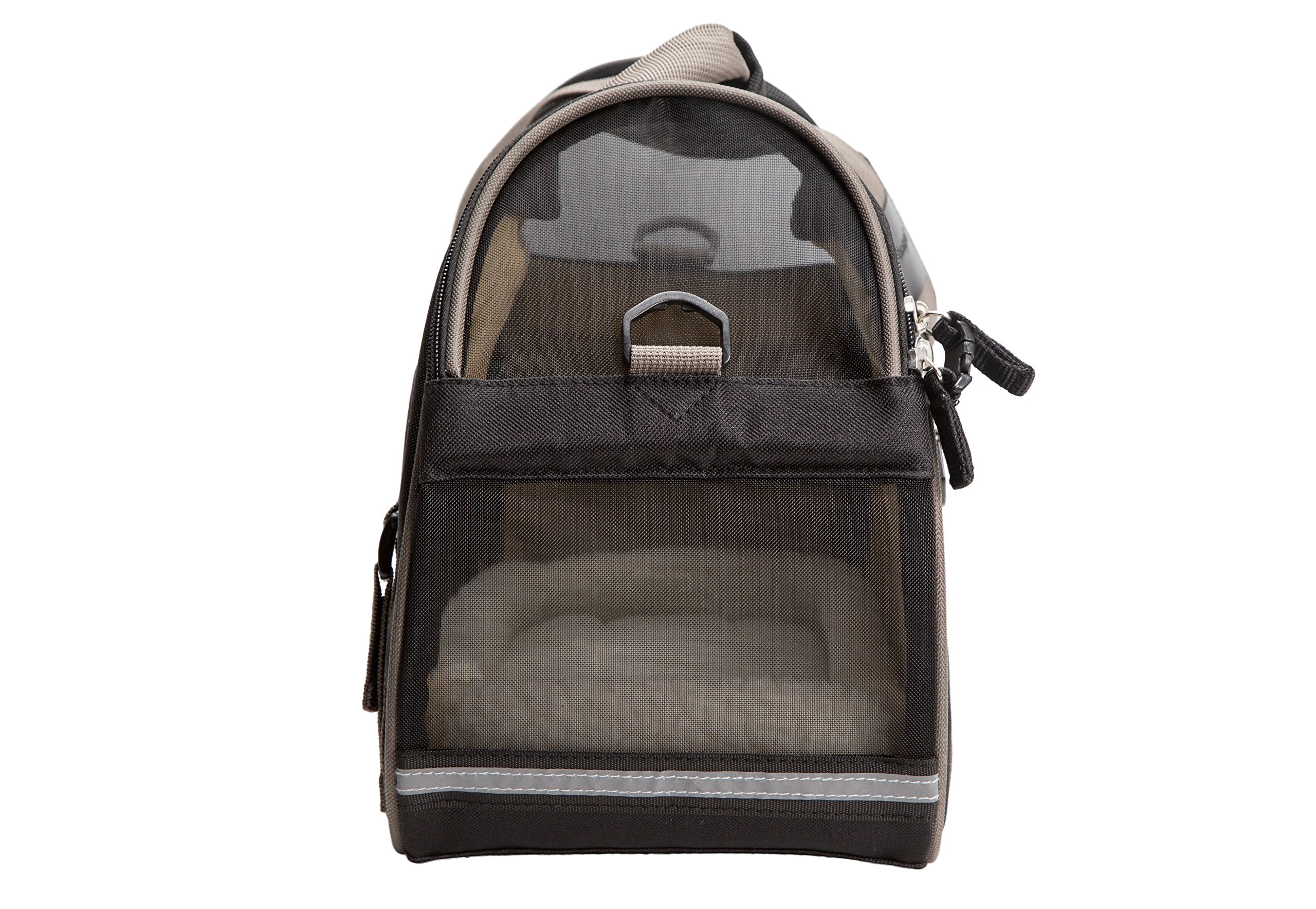 Coastal Pet Bergan Comfort Carrier features seat belt loop for secure car travel.