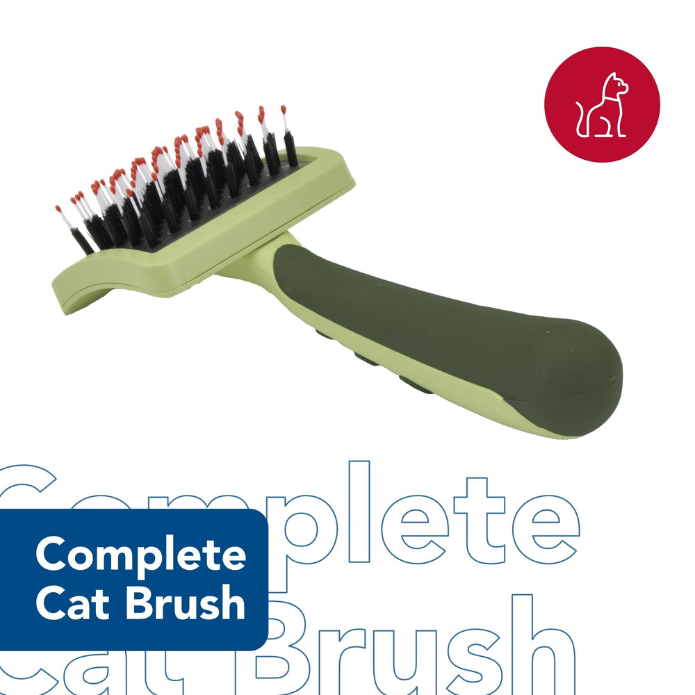 Coastal Pet Safari Complete Cat Brush removing tangles for a smoother coat