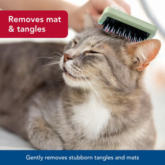 Coastal Pet Safari Complete Cat Brush helps manage loose hair and shedding around the home