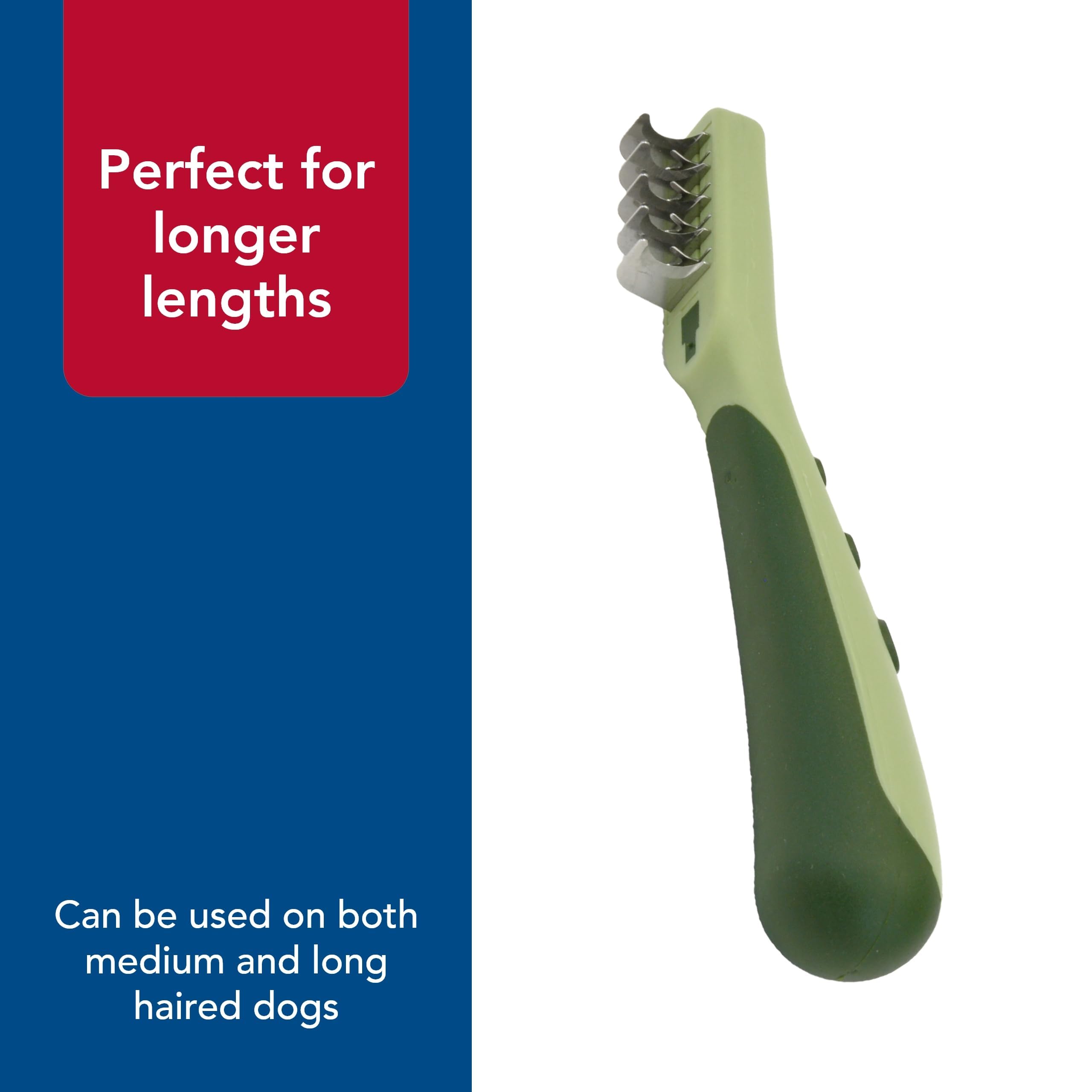Coastal Pet Safari Dematting Comb after grooming session