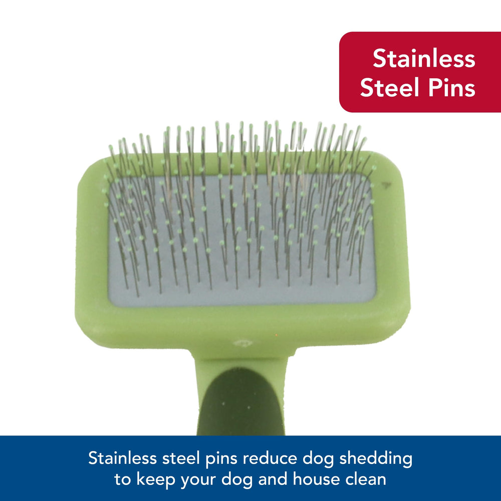 Coastal Pet Safari brush supports all breeds for healthier-looking coats.