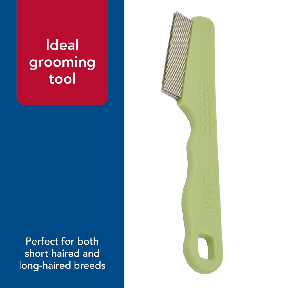 Coastal Pet Safari double row comb coat detail revealing dry skin detection