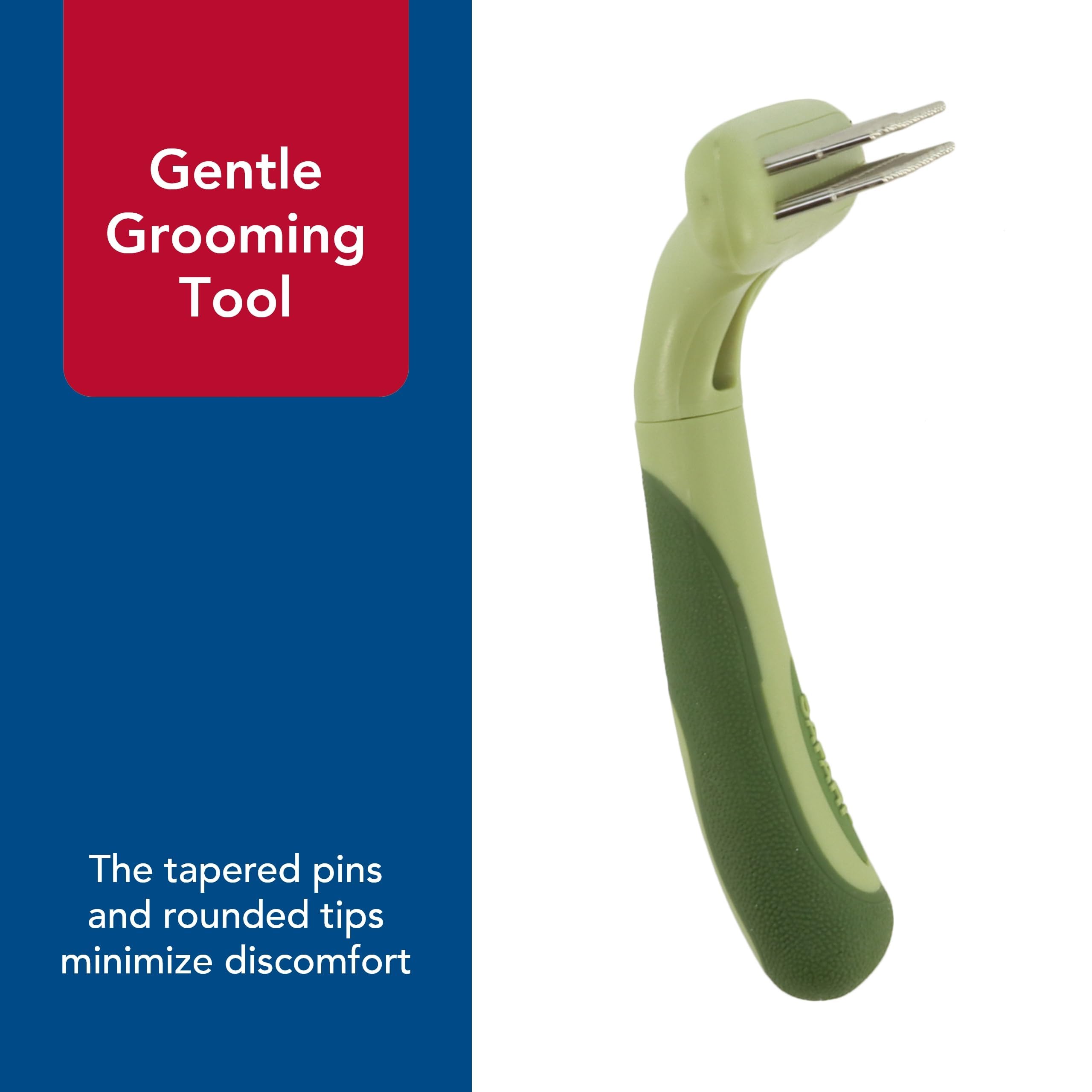 Coastal Pet Safari Undercoat Rake ideal for at-home grooming sessions with calm, confident handling.