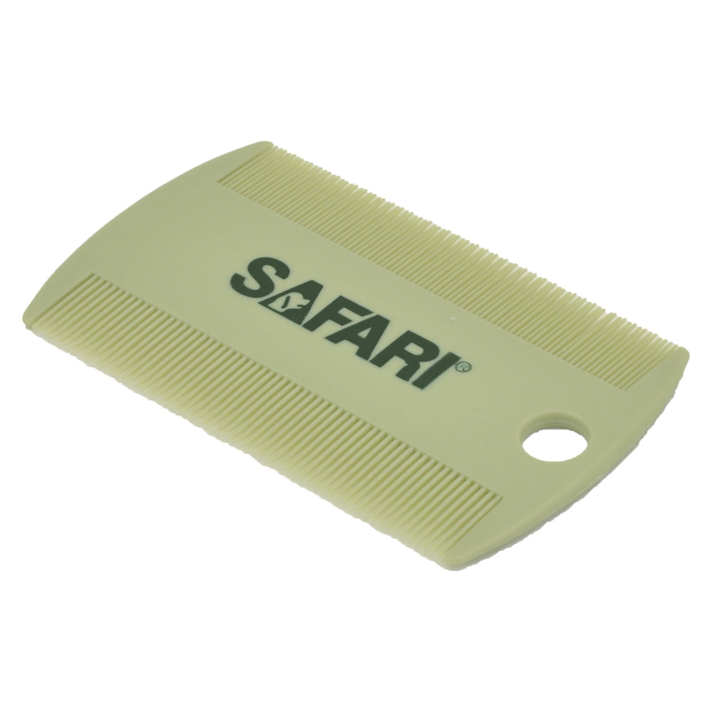 Coastal Pet Safari double-sided grooming comb front view for early flea detection