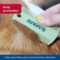 Coastal Pet Safari grooming comb in use during a brushing session