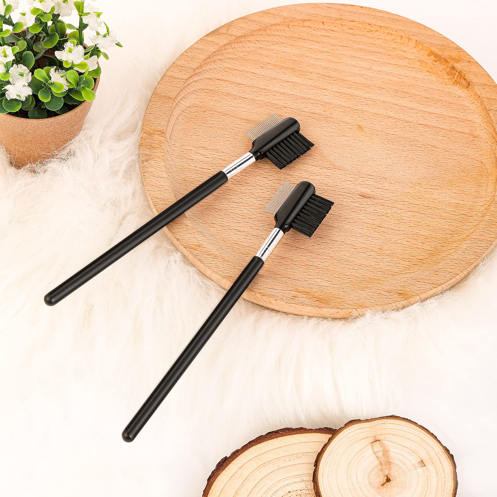 Cobee durable stainless-steel tear-stain comb capturing precise removal near eyes