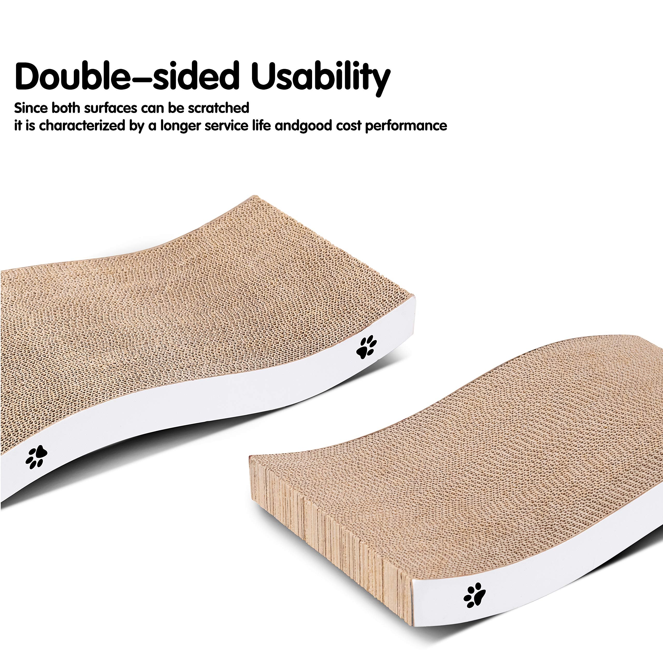 Coching cat scratcher in living room layout demonstrates discreet fit
