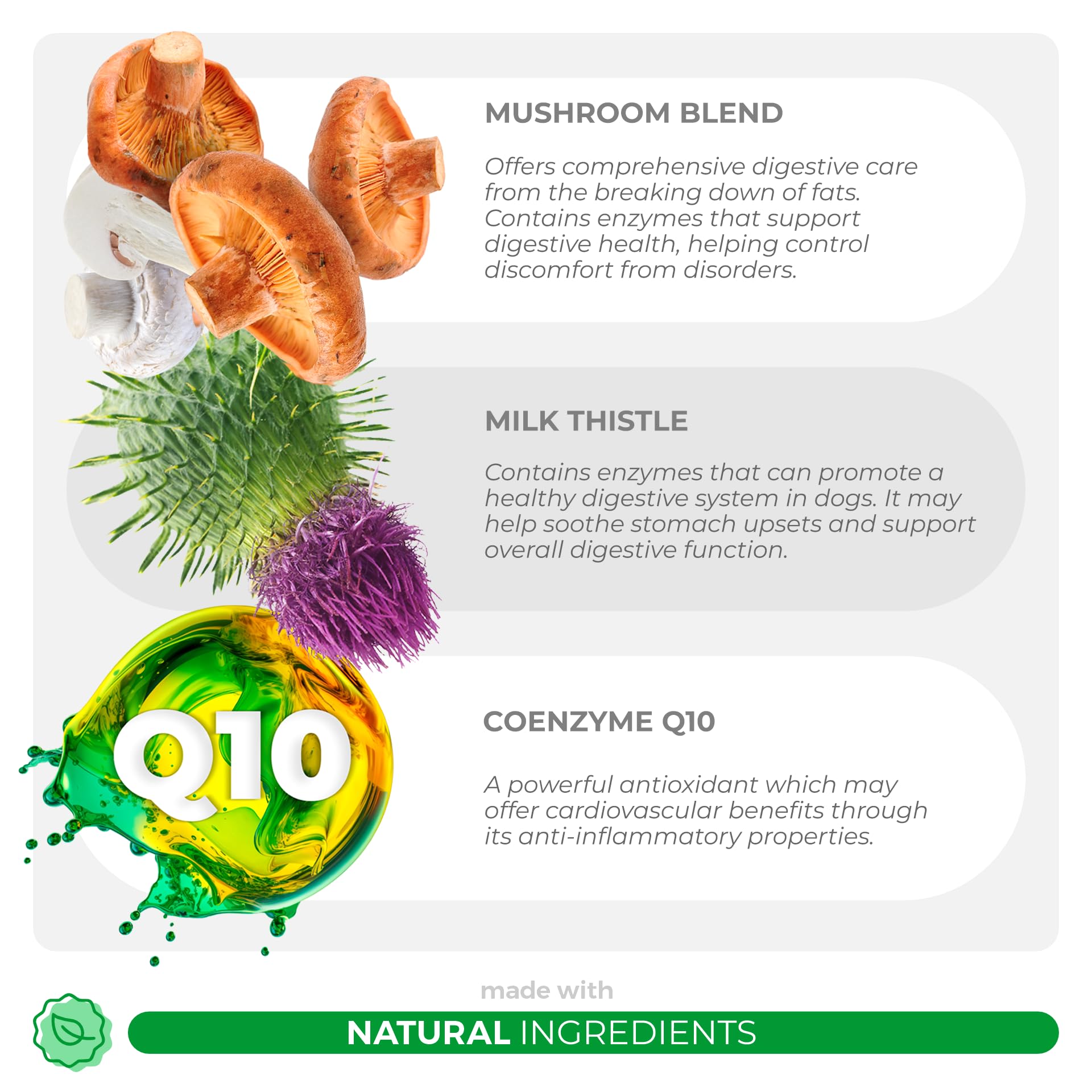 Coco and Luna Mushroom Complex dog reishi soft chews may support hip joints and liver health