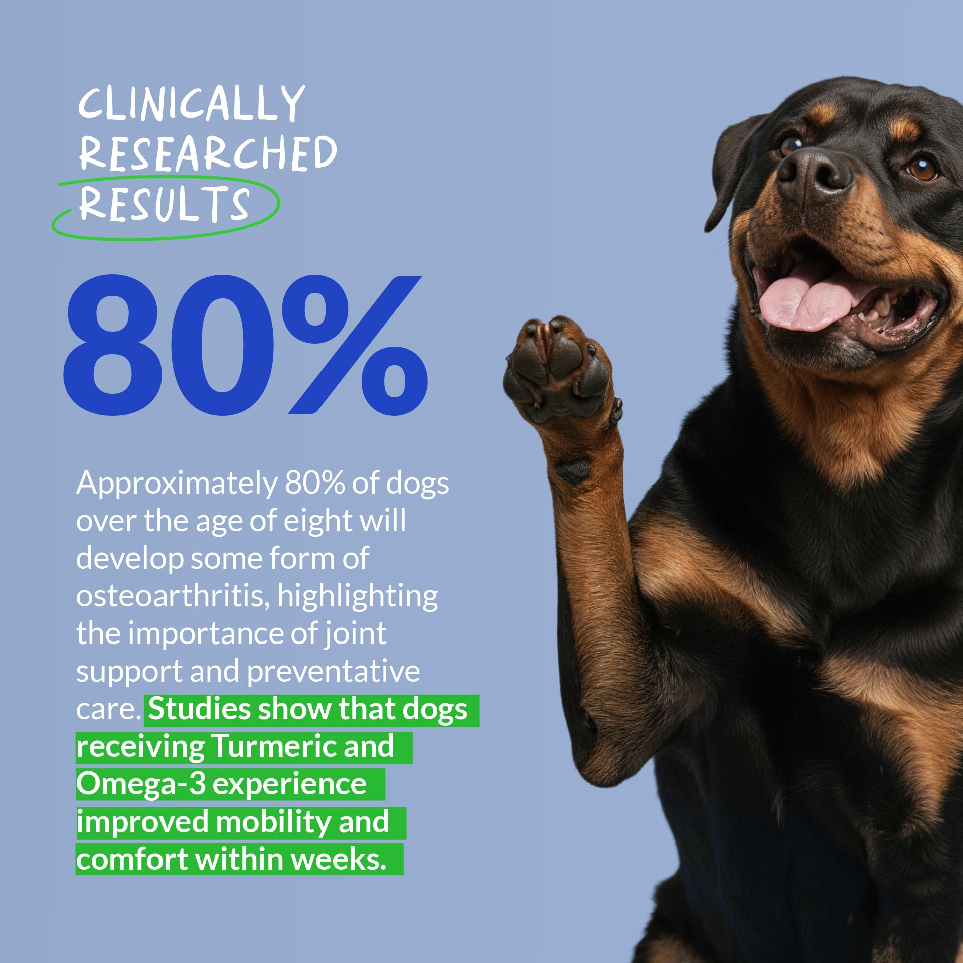 Coco and Luna turmeric dog soft chews joint-mobility view notes collagen and fish oil benefits.