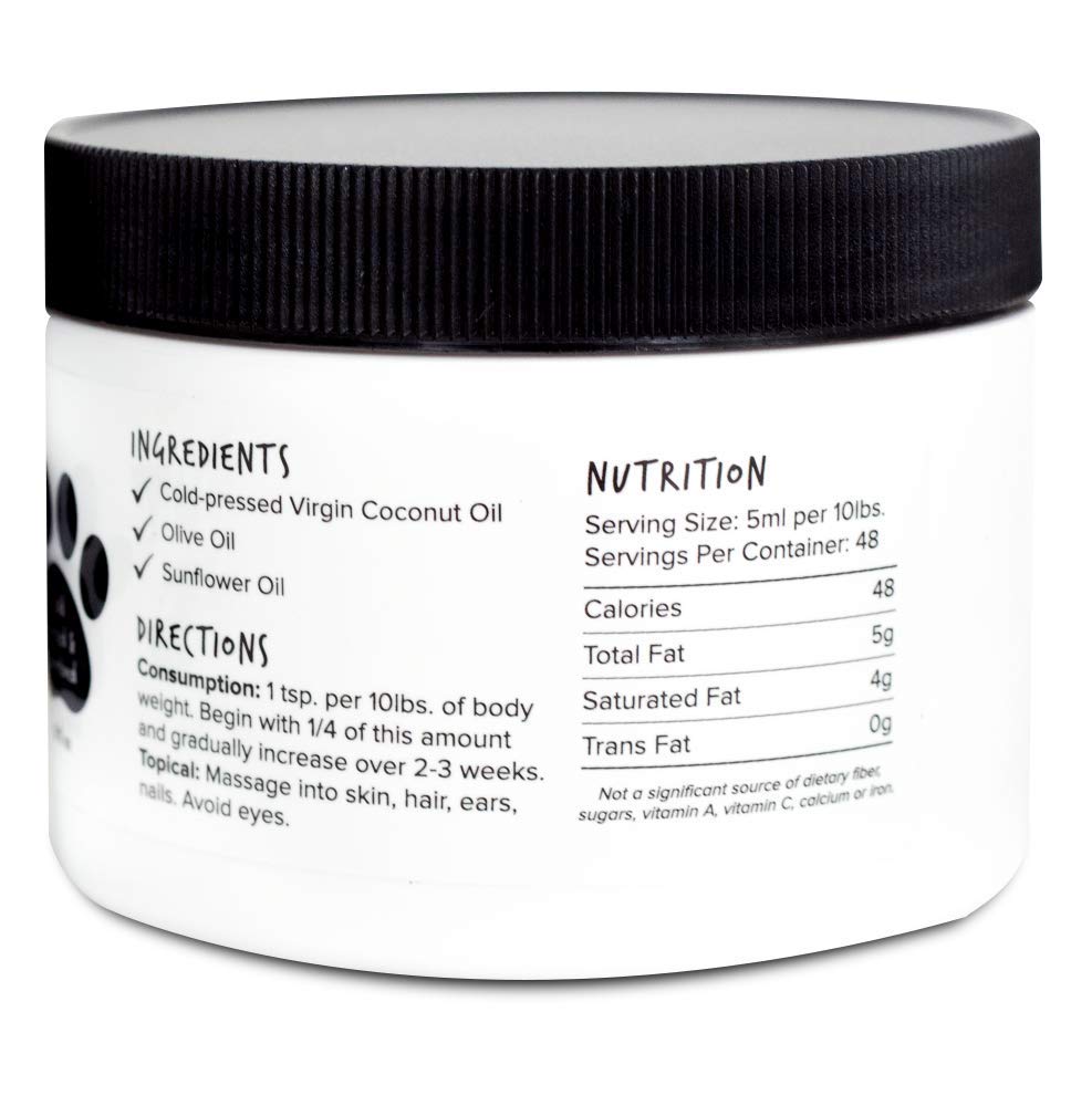 Coconut Essentials Coconut Paws dental-care image shows potential support for dental hygiene alongside skin and coat care.
