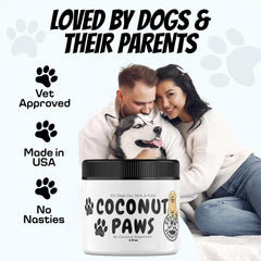 Coconut Essentials Coconut Paws dry nose care delivering moisturized, healthier-looking noses.