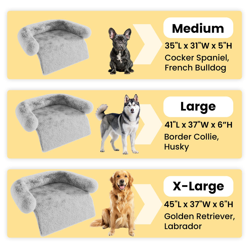 Codi 45x37x6 size is ideal for XL dogs sharing a couch.
