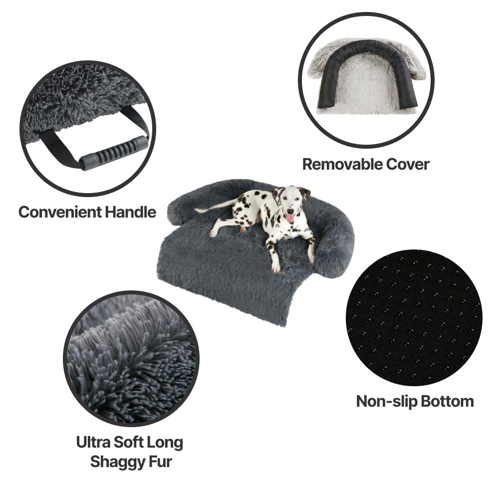 Codi Large Calming Dog Bed senior-friendly-support supports comfort for aging dogs.
