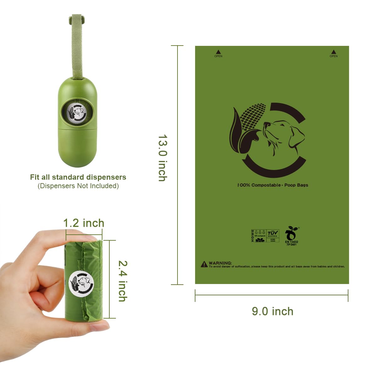 Codirom home compostable certification on packaging reassures eco-conscious owners.