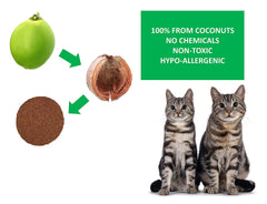 Coir Wonder activated charcoal odor-control highlights steam-activated coconut shell charcoal