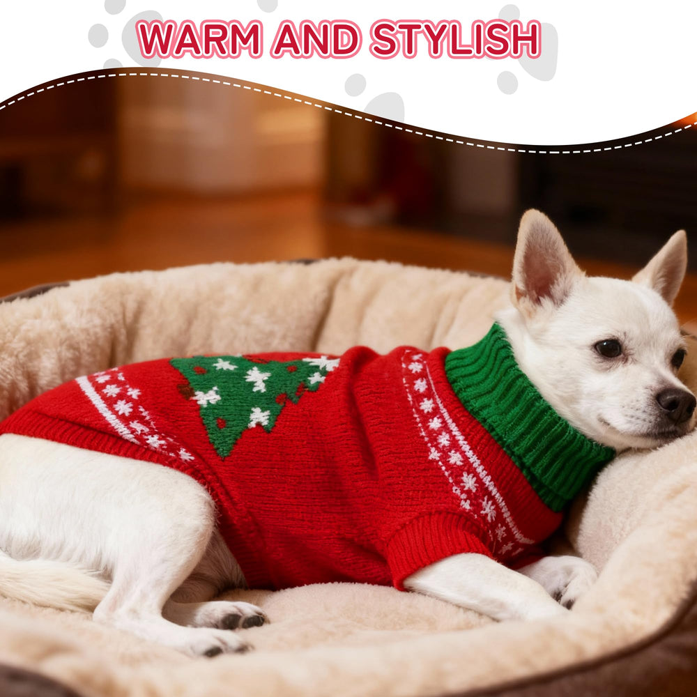 COJBPET sweater features anti-slip leg straps prevent riding up.