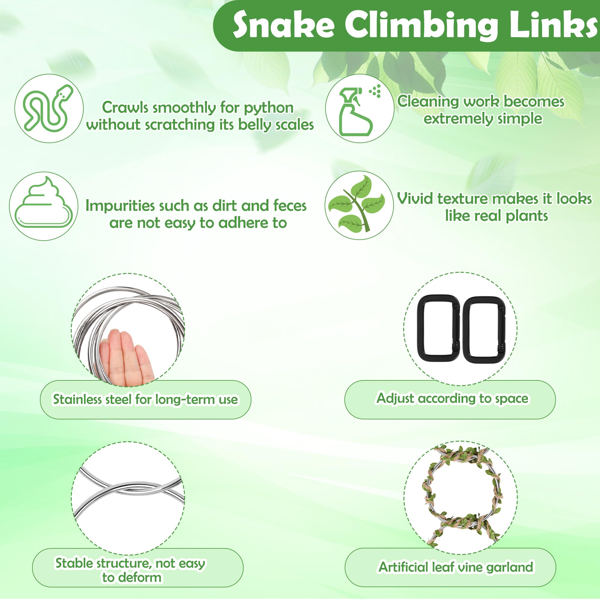 Coldairsoap stainless steel edges ensure safe, scratch-free climbs for reptiles.