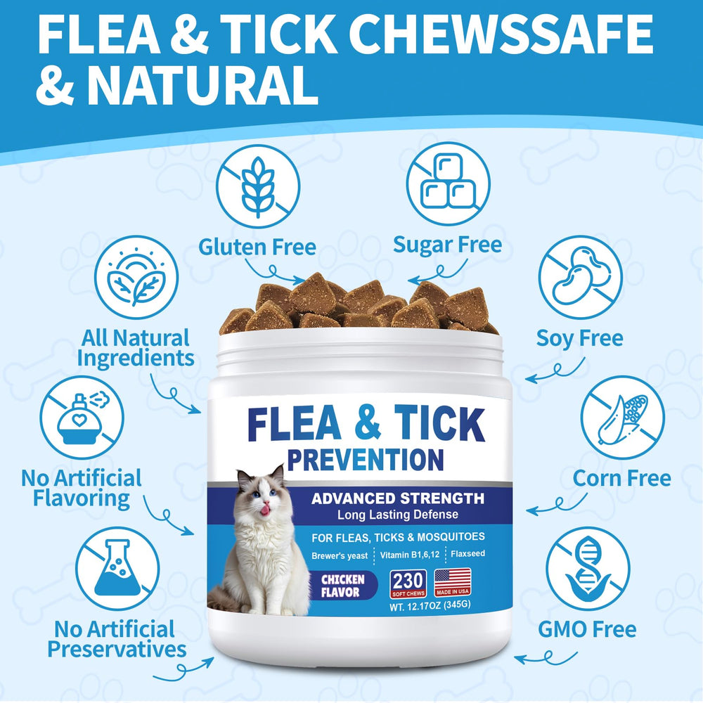ColEaze flea and tick chews safe for all ages, sizes, and breeds.