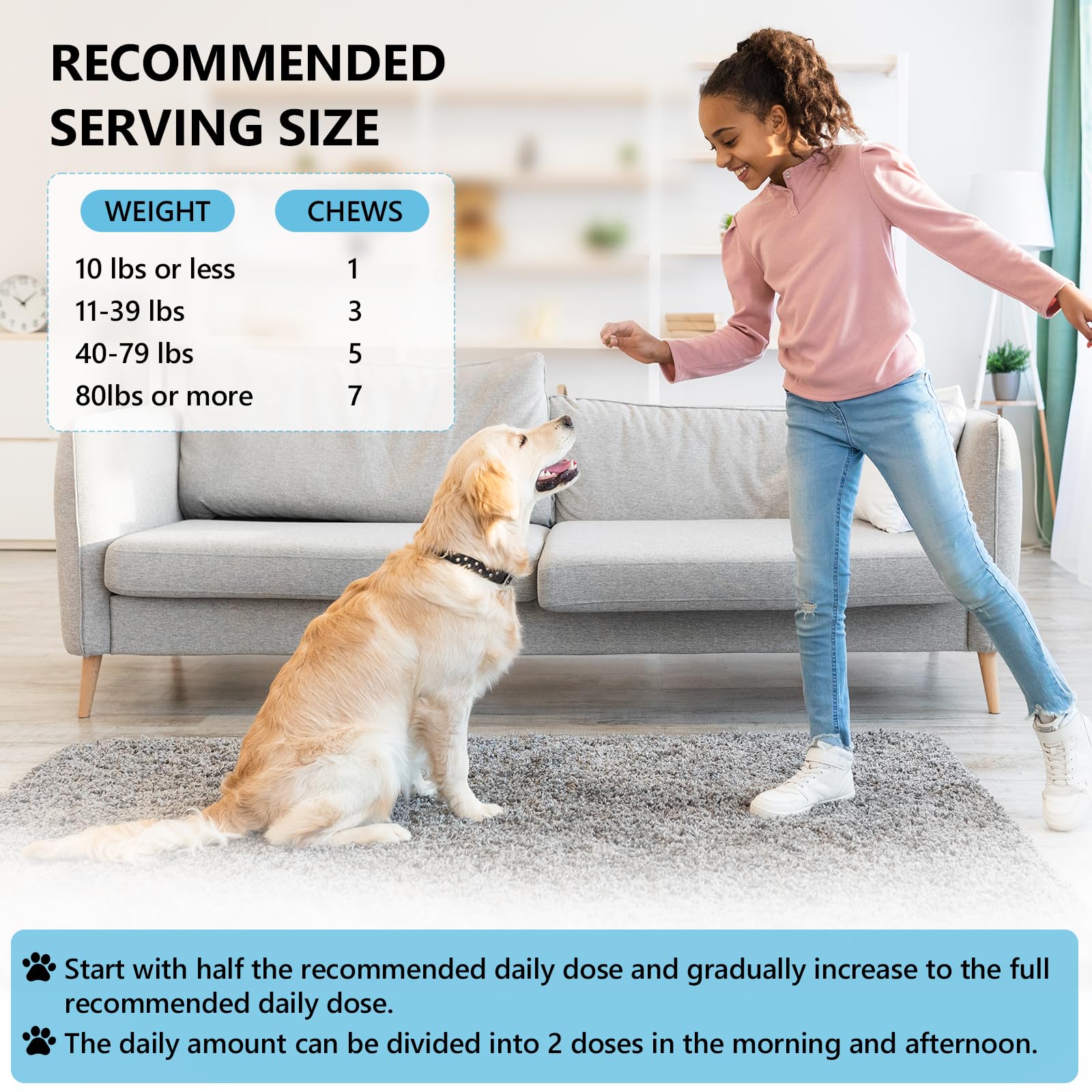 ColEaze Dog Allergy Chews colostrum and probiotics close-up.