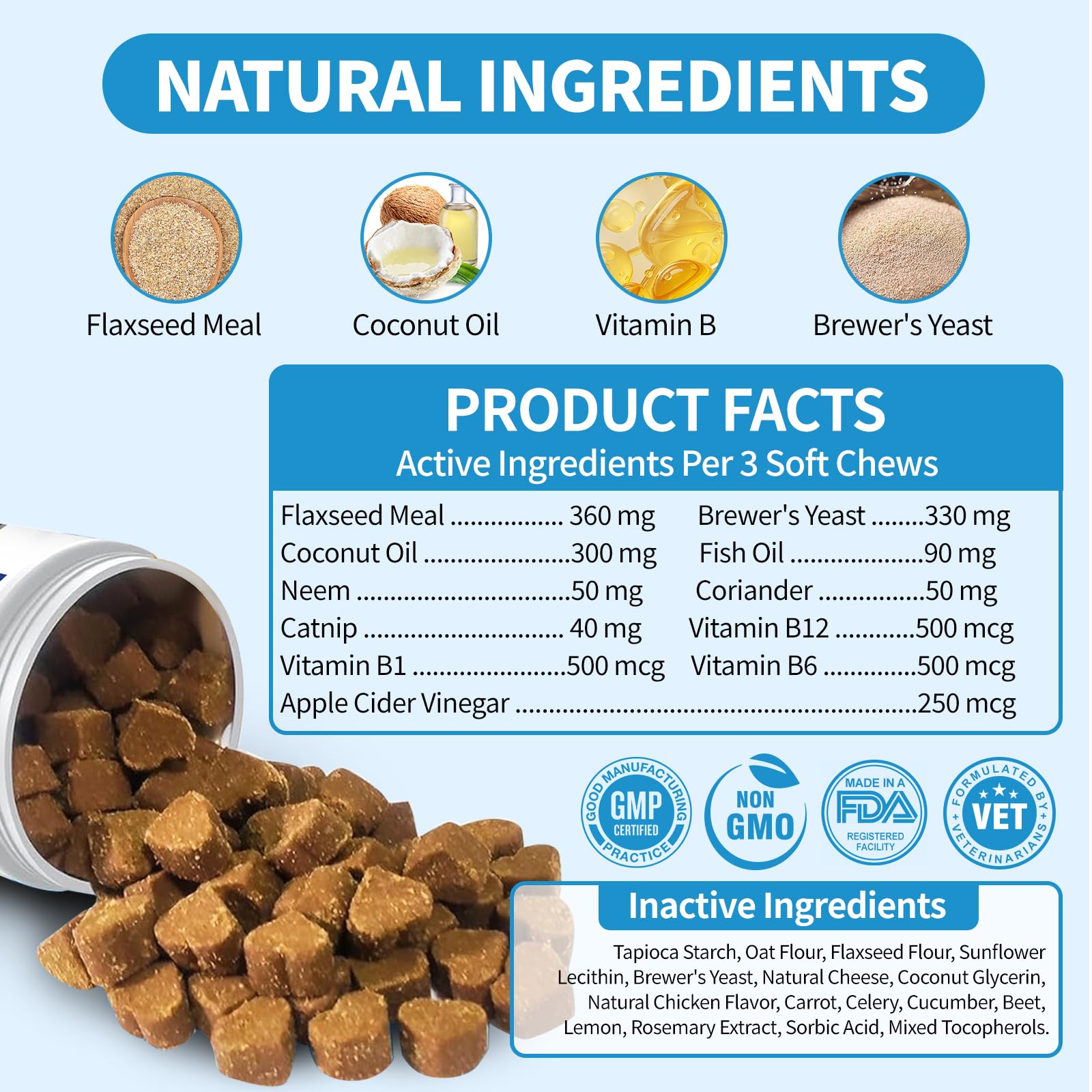 ColEaze ingredients free from added sugar, wheat, corn, and GMOs.