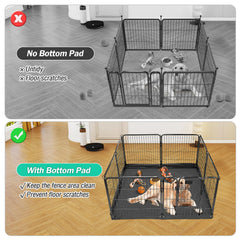 Colewin bottom pad provides floor protection during playtime against scratches.