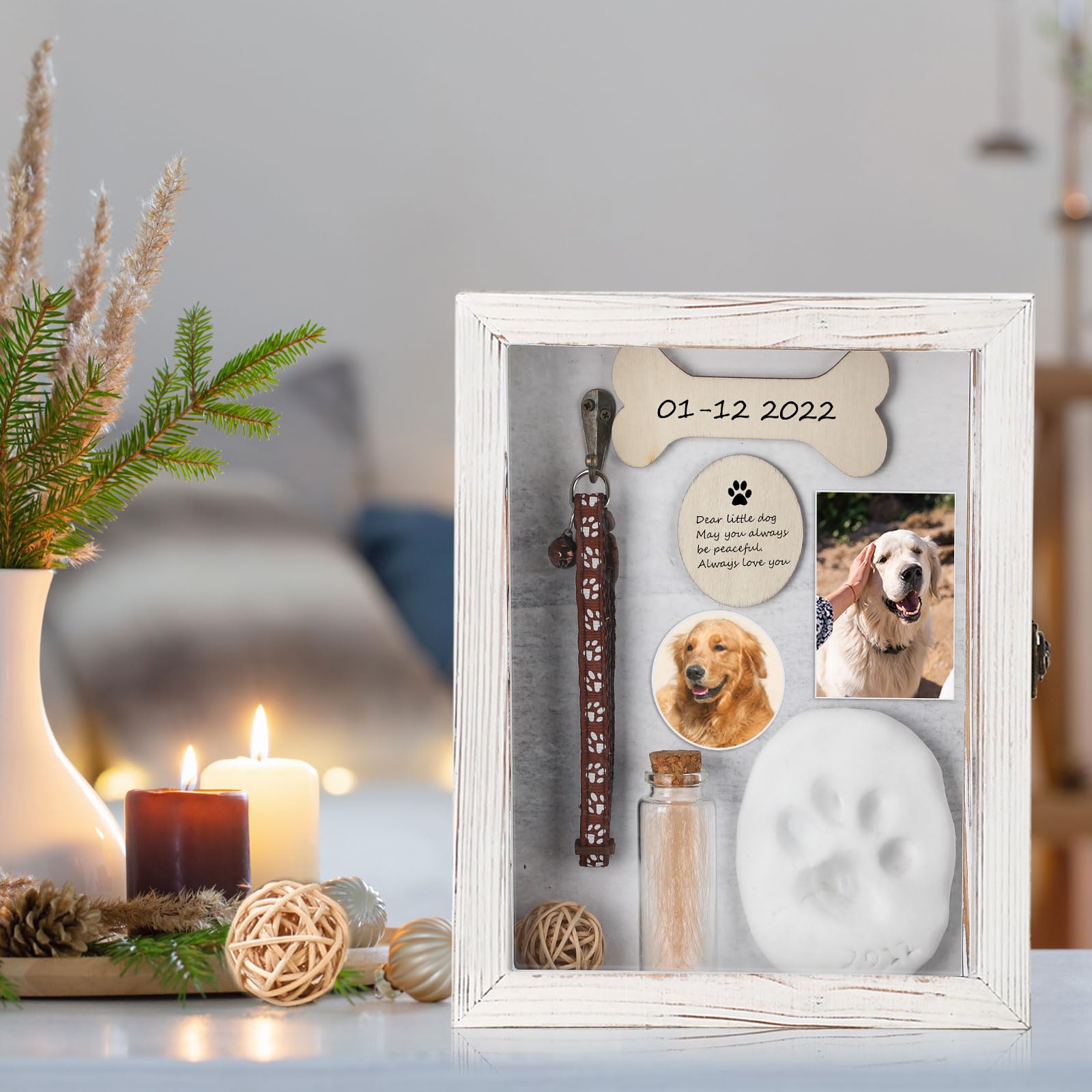 Colingmill included pins secure items inside the shadow box