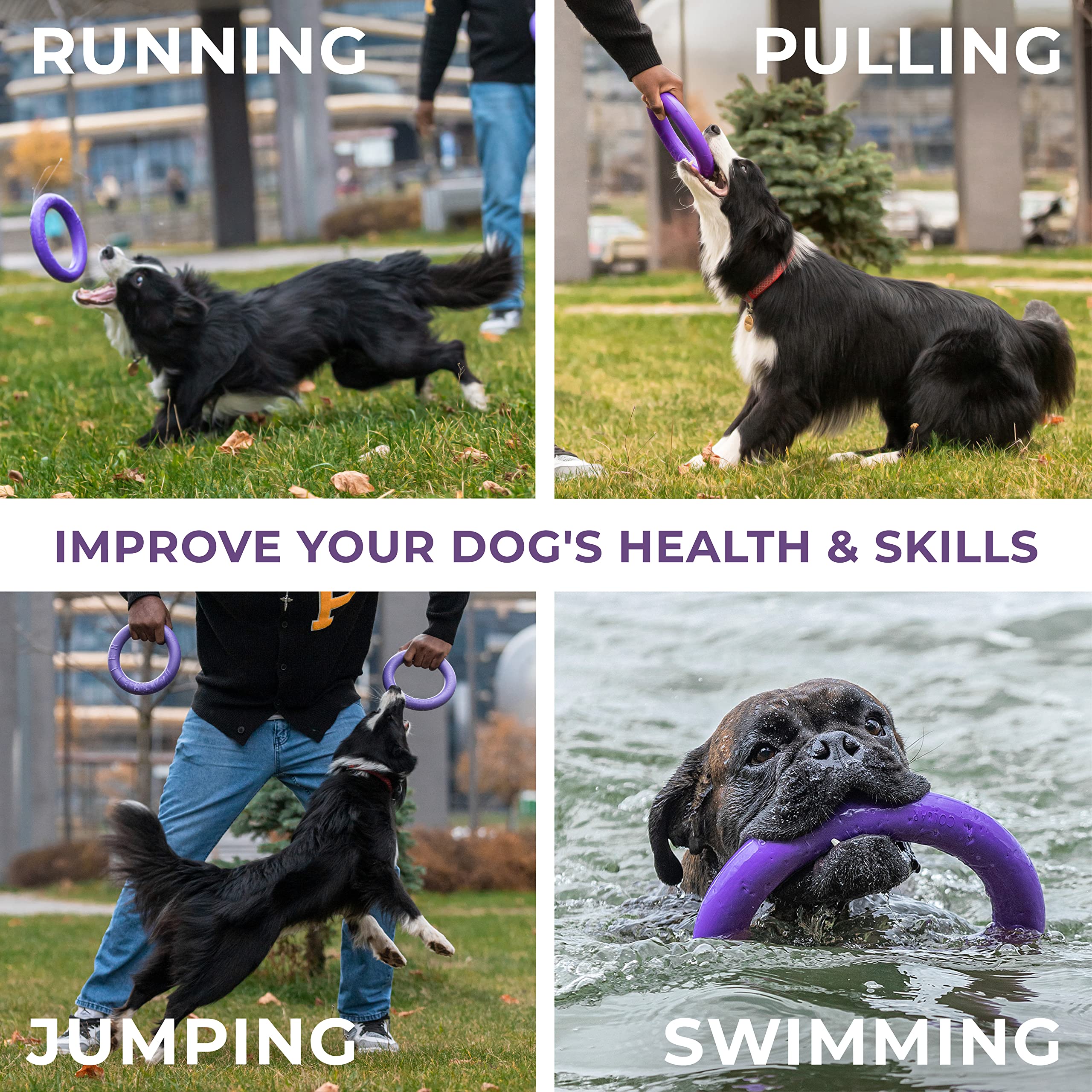 COLLAR Puller water-play toy for splashy outdoor fun and cooling down
