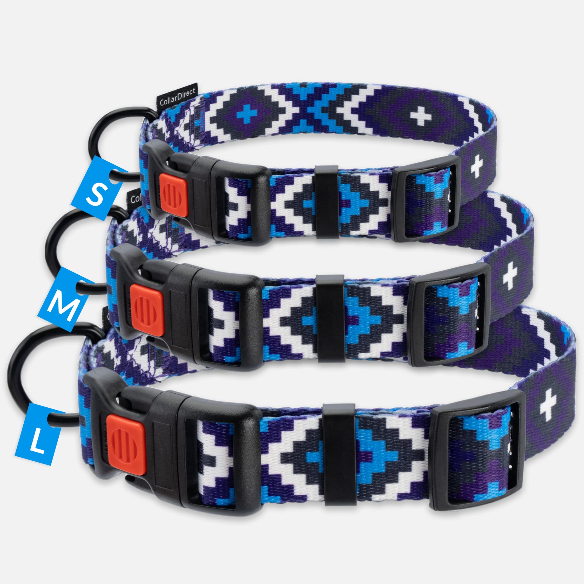 CollarDirect Aztec dog collar vibrant style for daily training routines