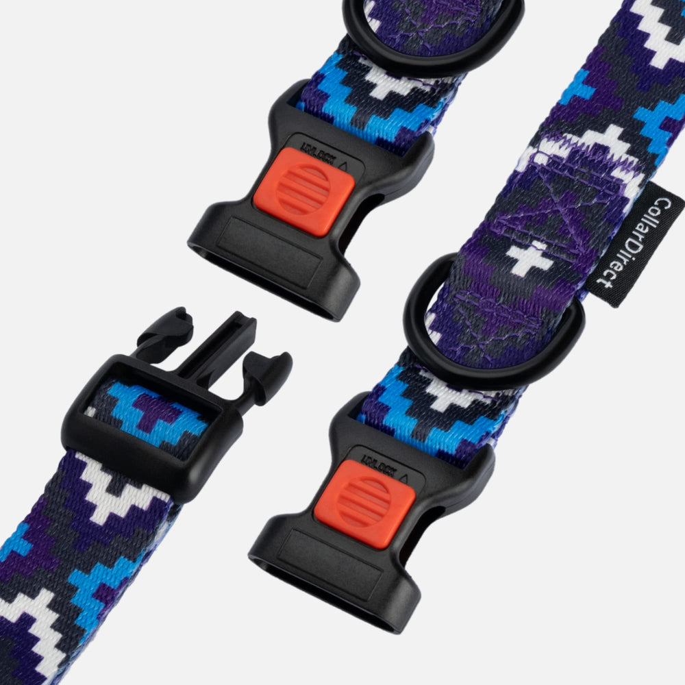 CollarDirect Aztec dog collar neck size 12-16 inches for small to large dogs