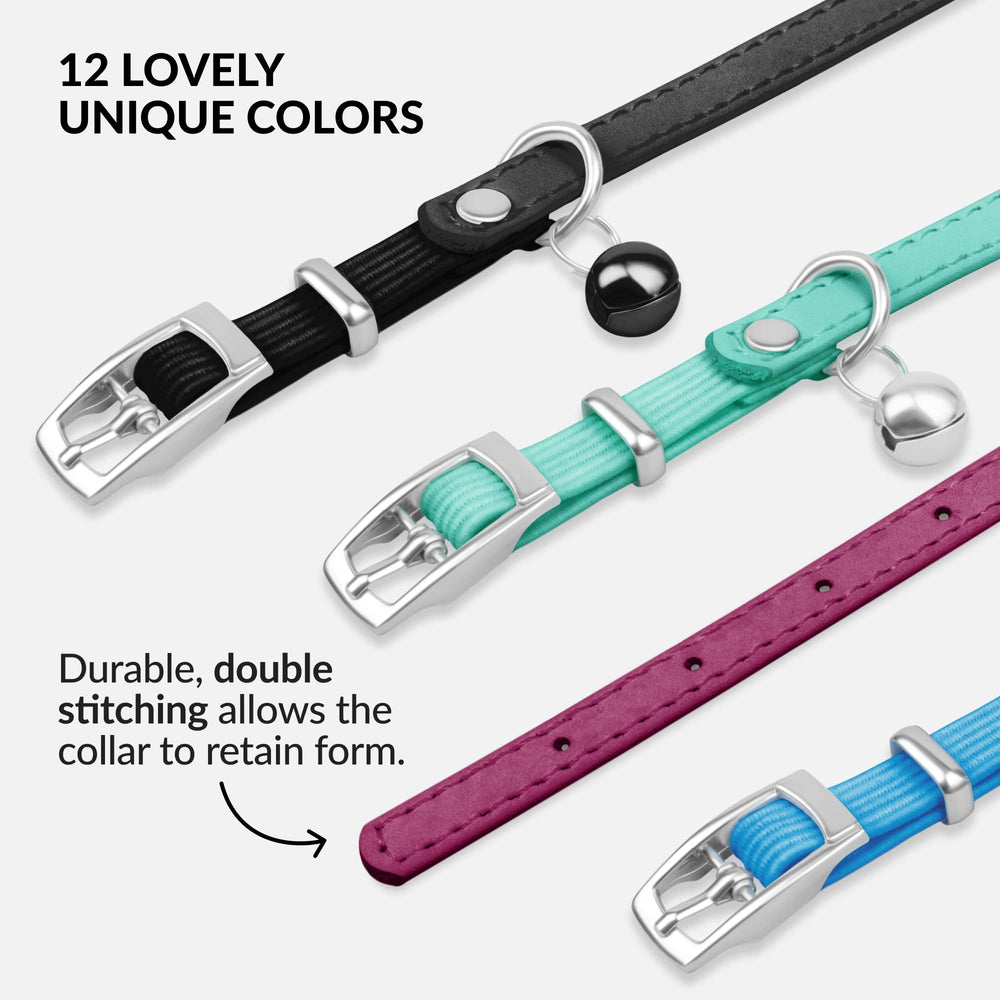 CollarDirect cat collar in bright pink increases easy identification and style