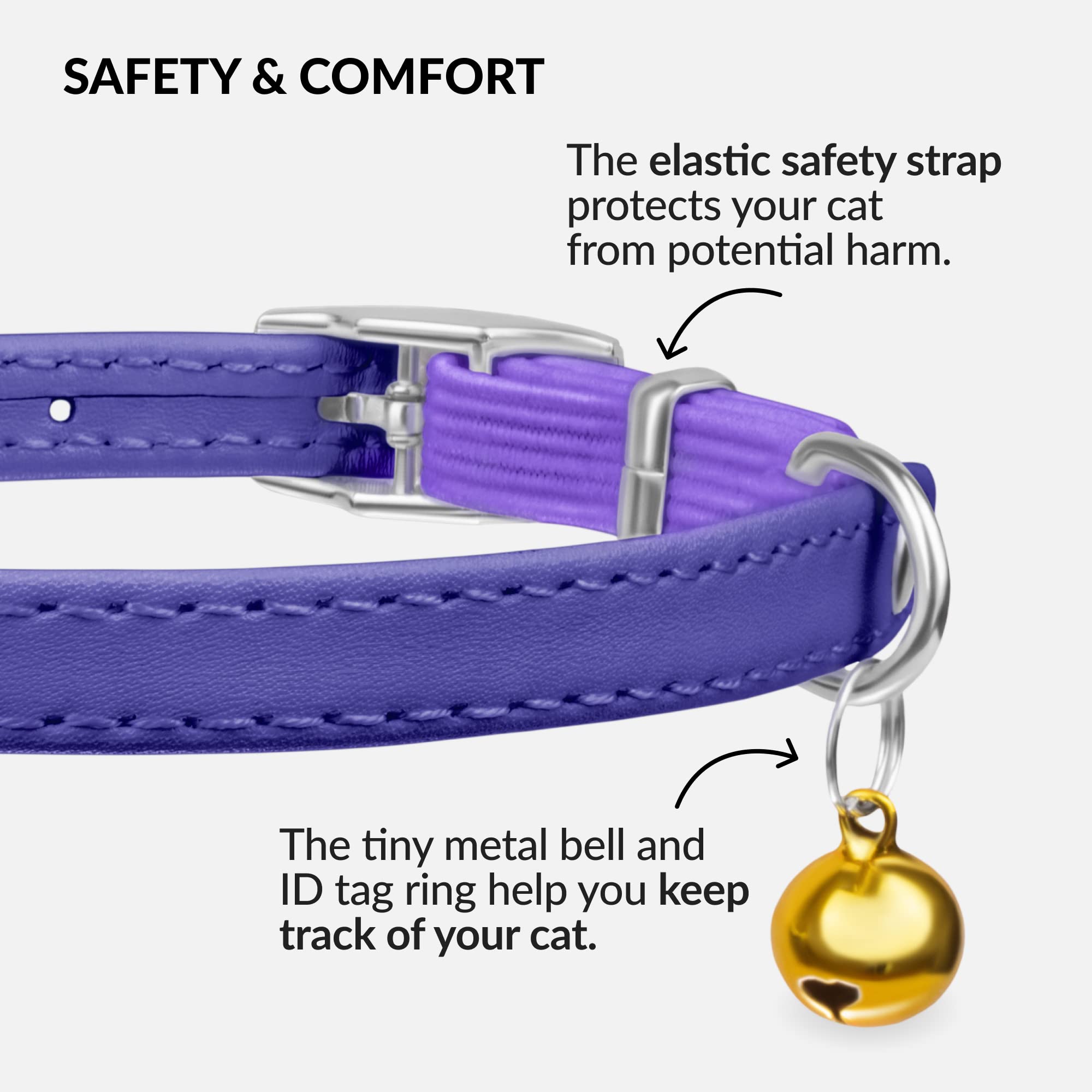 CollarDirect elastic safety strap collar provides quick-release for snag prevention