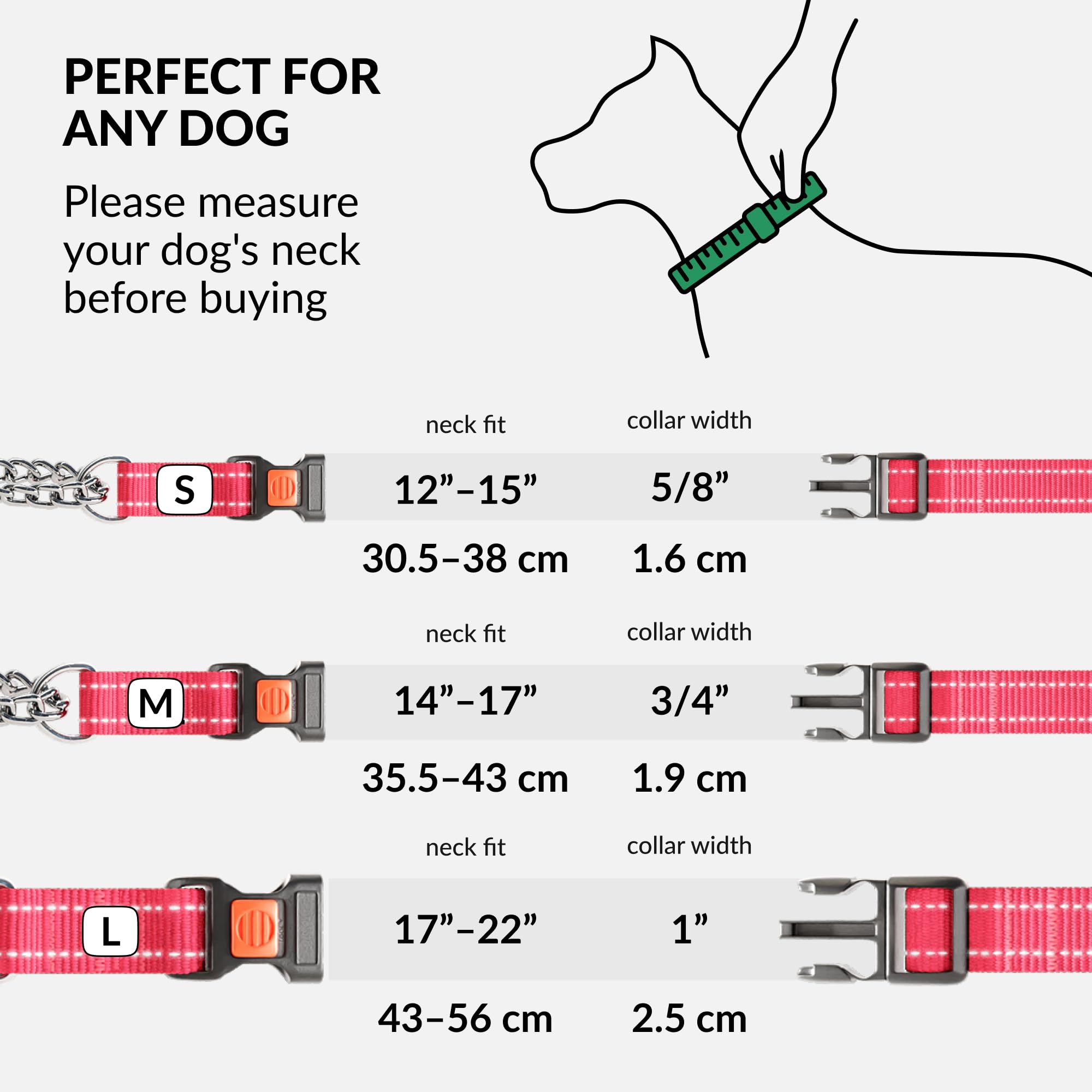 CollarDirect pink martingale collar with O-rings for secure attachments