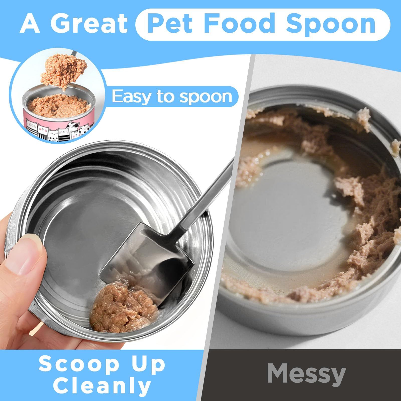 CollectHall universal fit covers most 6.5 oz cat or puppy cans