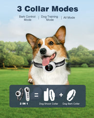 Colofrog bark collar demonstrates smart voice recognition for automatic barking control.