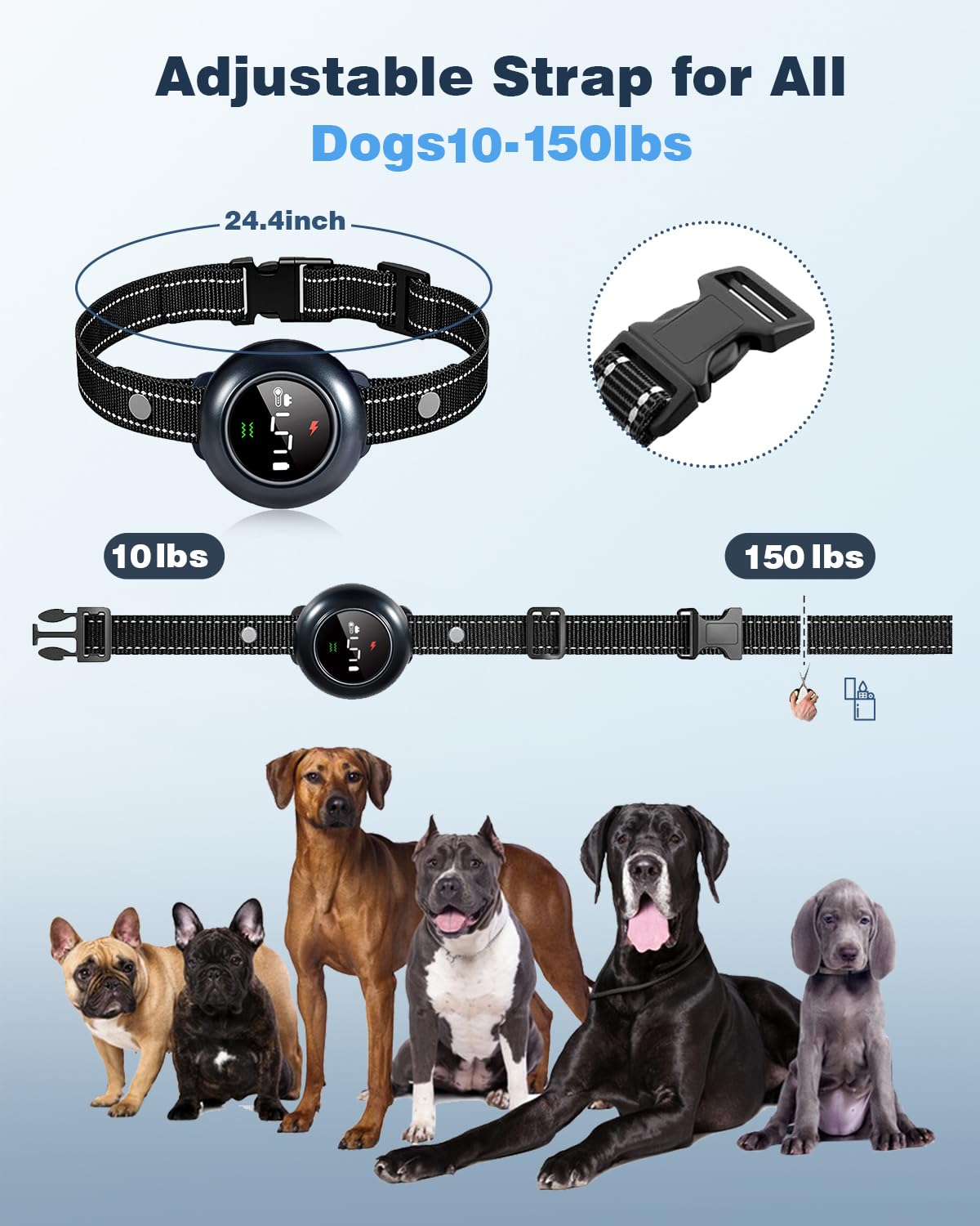 Colofrog IP67 waterproof collar for all-weather use