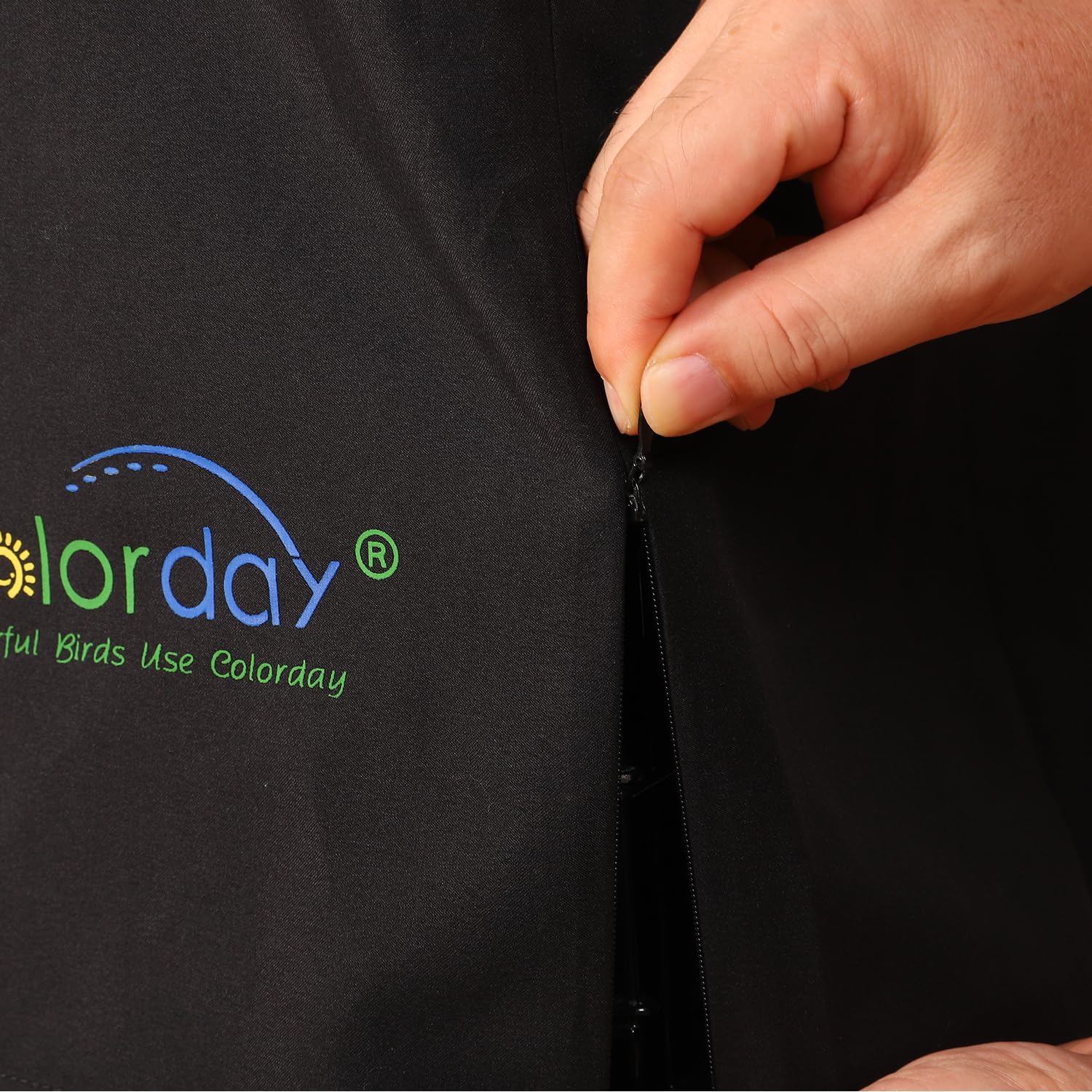 Colorday Good Night Bird Cage Cover machine washable design simplifies cleaning.