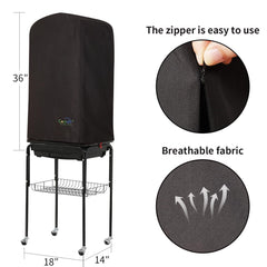 Colorday Good Night Bird Cage Cover Velcro-top detail emphasizing secure adjustability.