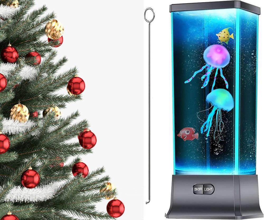 COLORLIFE jellyfish lamp quiet motor for undisturbed evenings