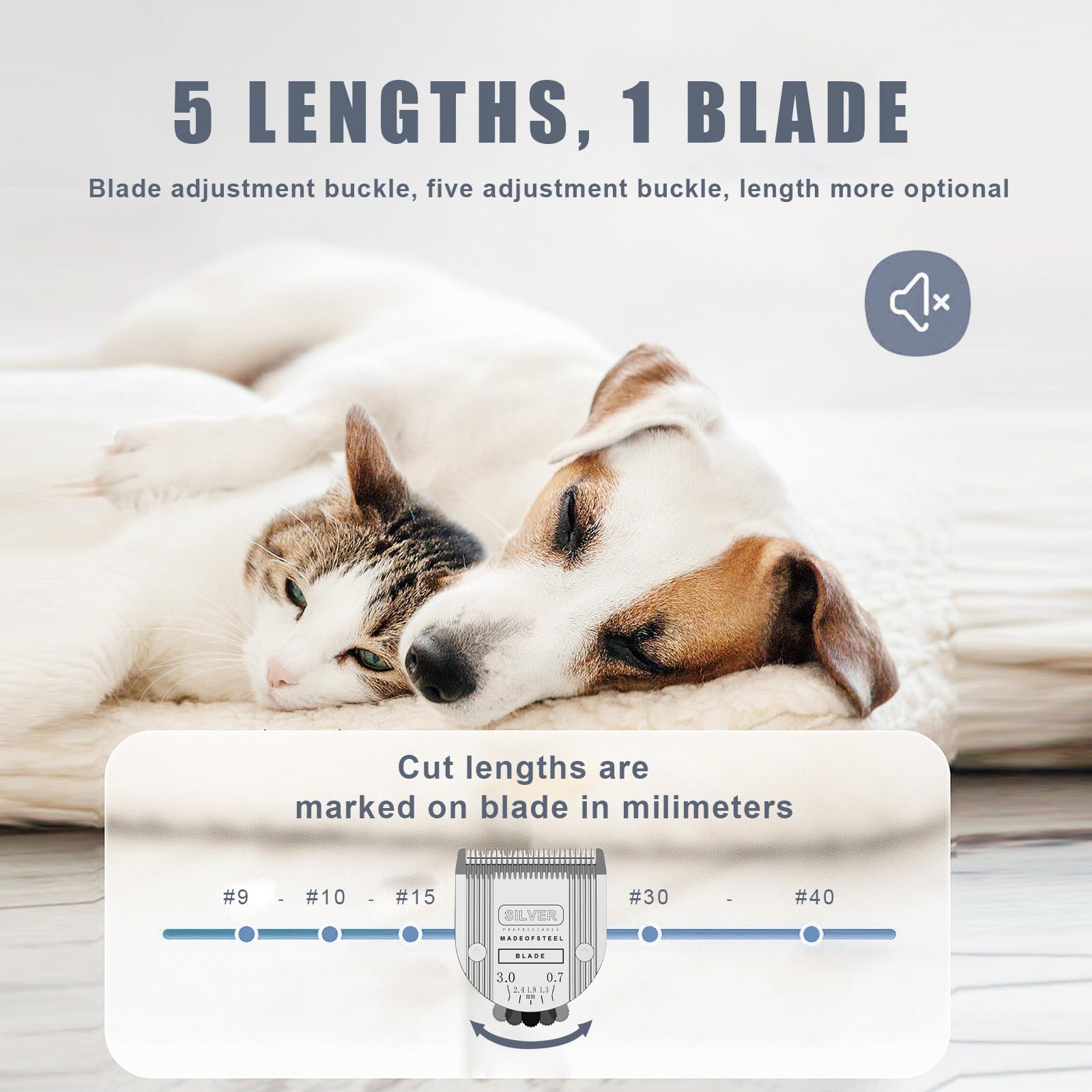 Colorski adjustable sizes for #9-#10-#15-#30-#40 provide precise trimming.