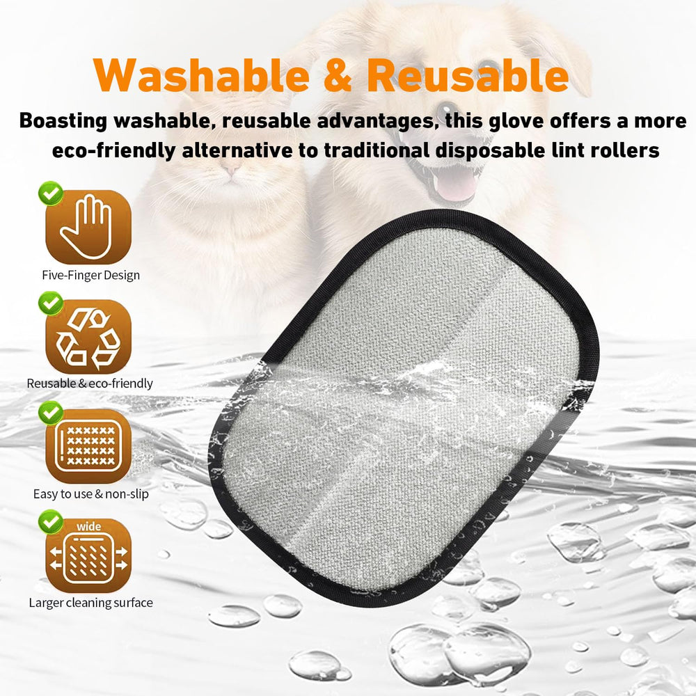 Comasua 3-pack pet hair remover gloves shown as versatile kit