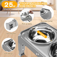 COMESOON thickened 6 inch stainless steel bowls for durable dishwasher safe dining
