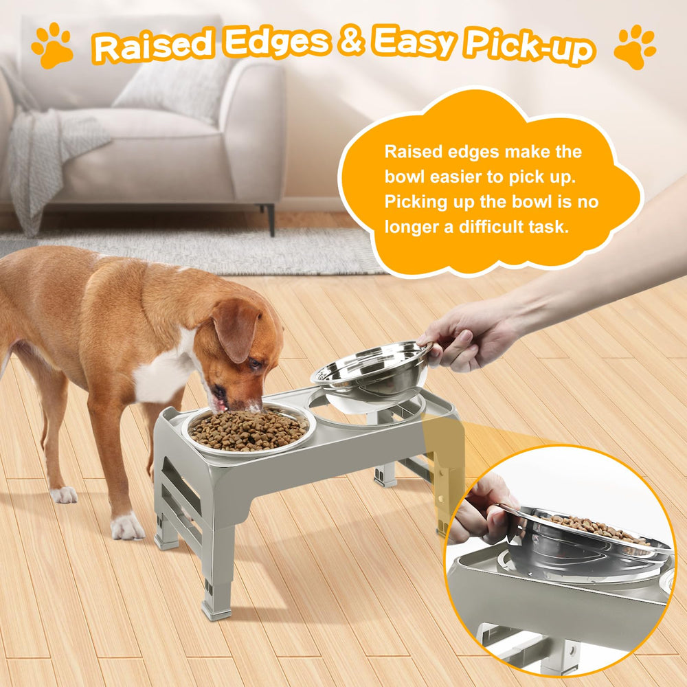 COMESOON two 25oz stainless bowls stay sturdy and easy to clean