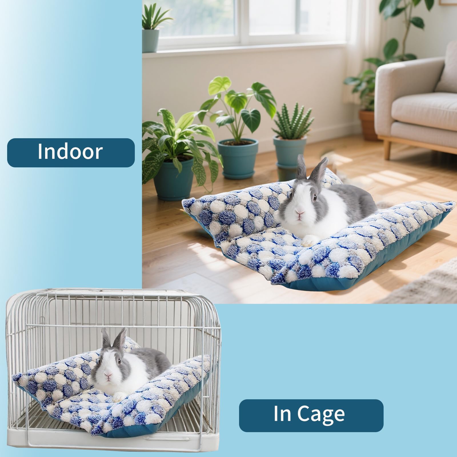 Comfisit rabbit bed suited for cages sofas and floors