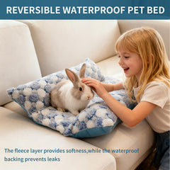 Comfisit rabbit bed two-sided pillows offer security and anxiety relief