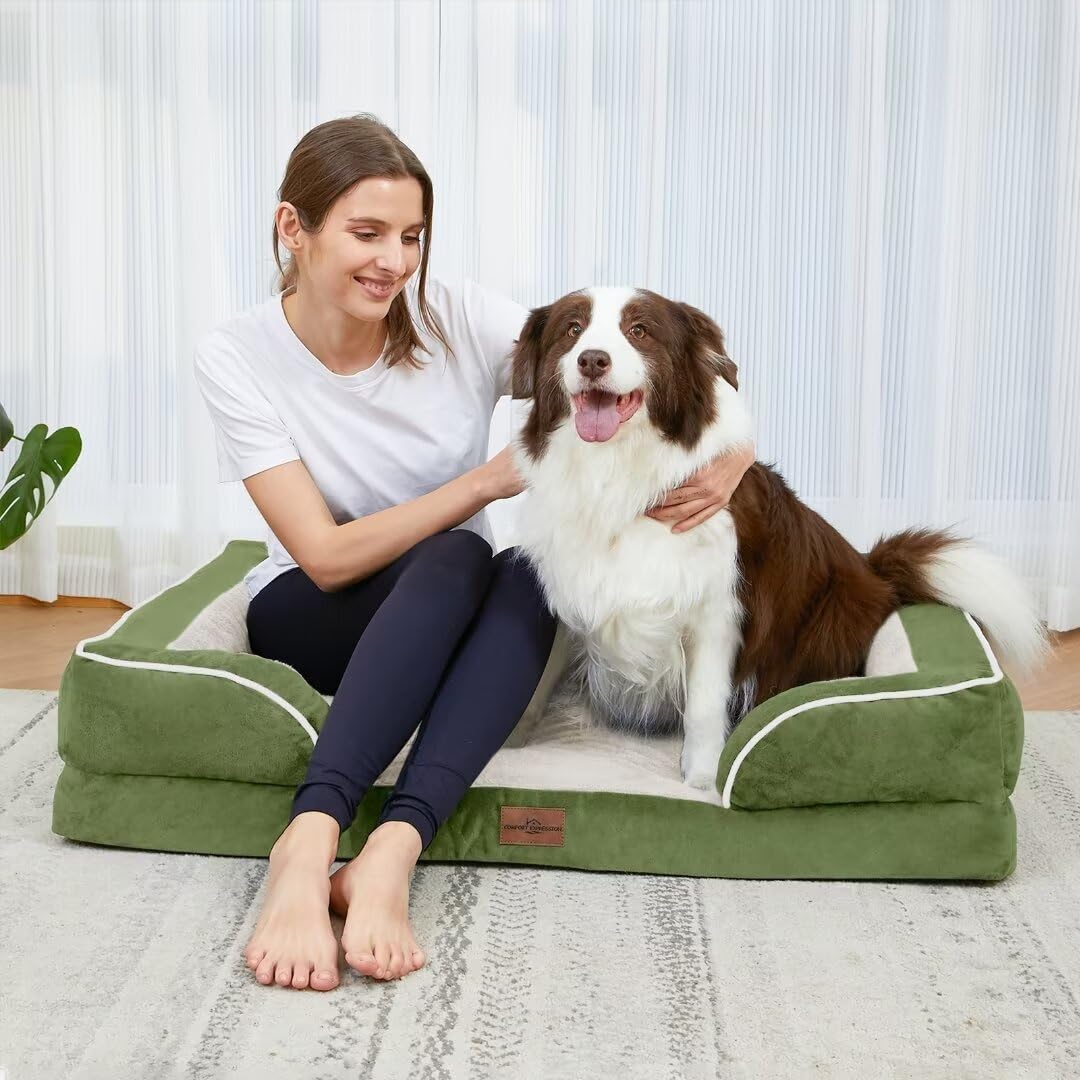 Comfort Expression bed removable bolsters for cozy nesting