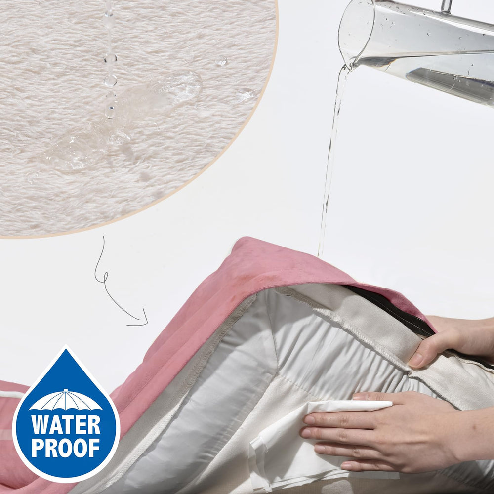 Comfort Expression neck and head bolster detail for extra support.
