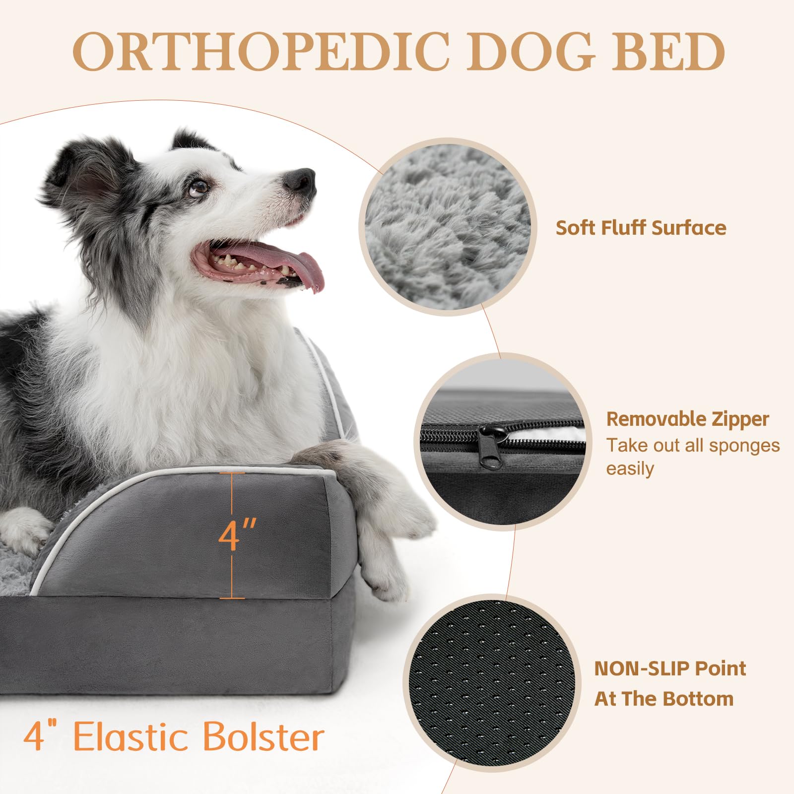 Comfort Expression non-slip bottom keeps the bed in place during play.