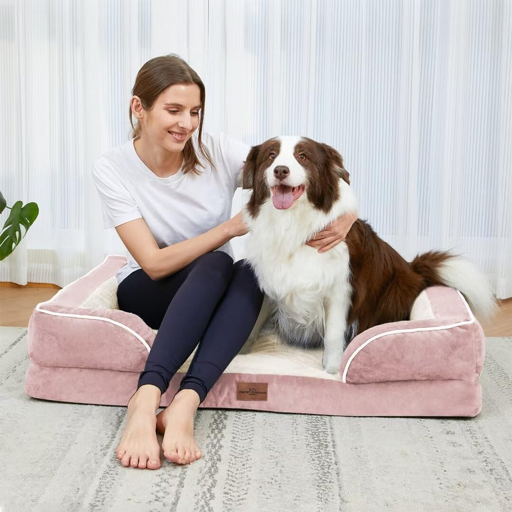 Comfort Expression non-slip bottom keeps bed in place on floors.